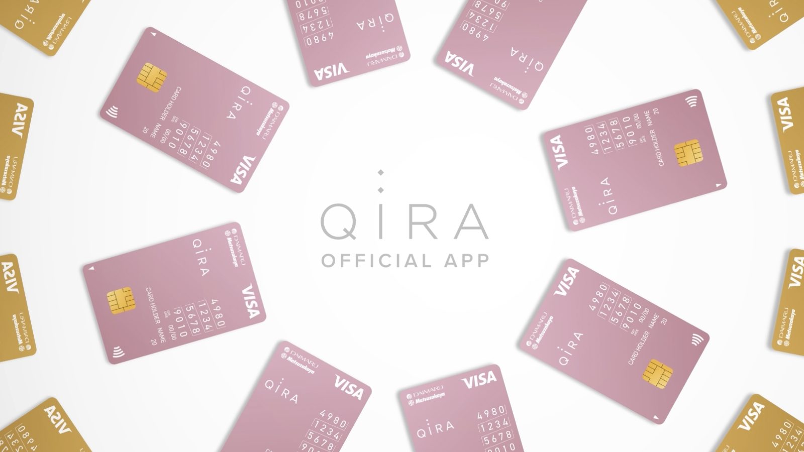 QIRA OFFICIAL APP ブランドビジュアル